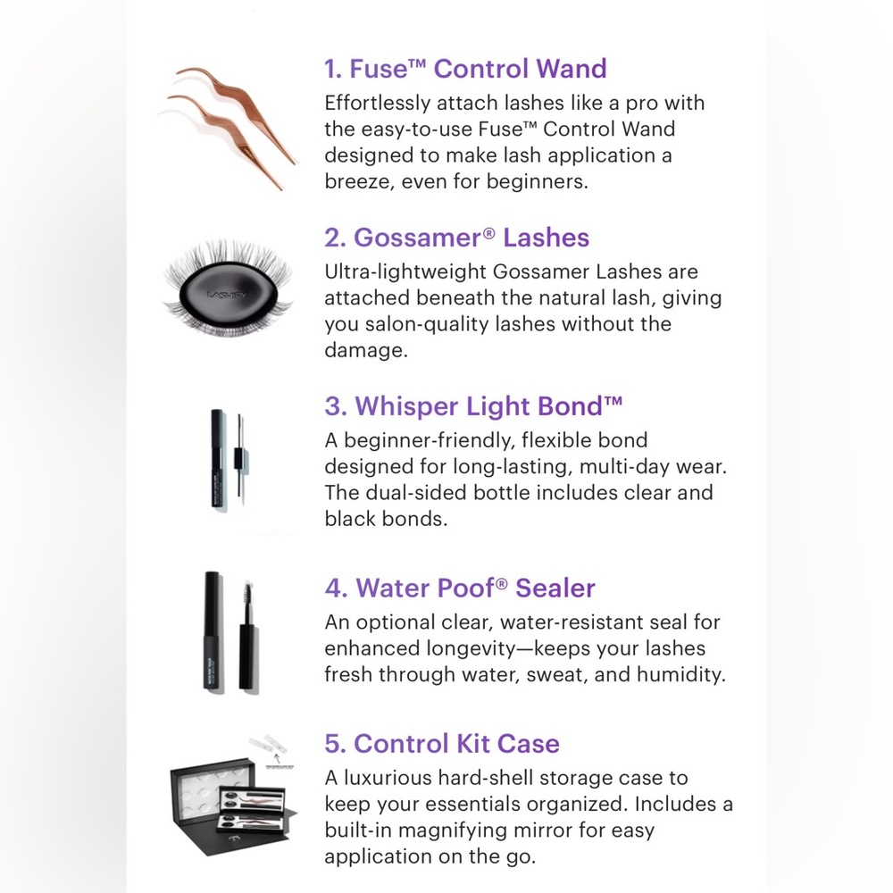 Lashify Control Kit - New With Lashes - image 2